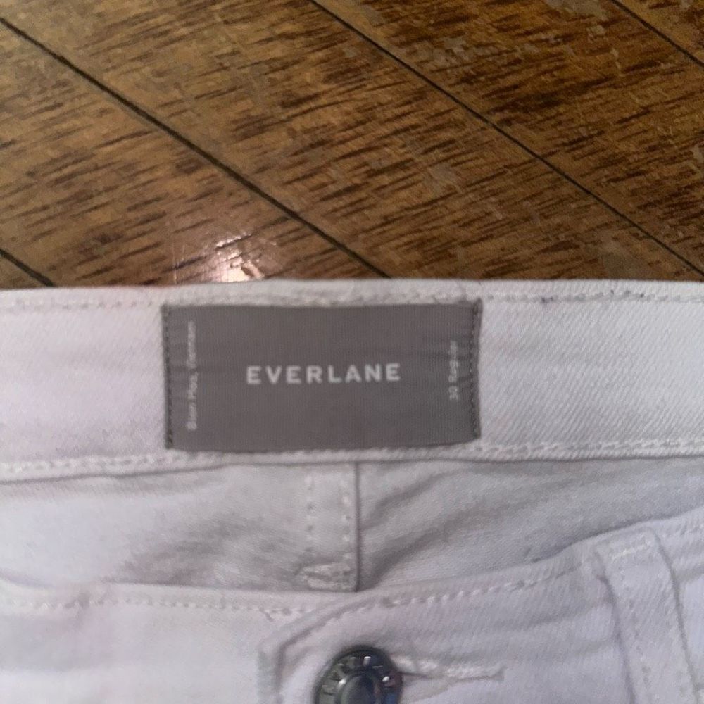Everlane straight leg white size 30 sustainable jeans - Picture 2 of 5